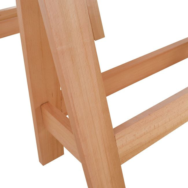 Γραφείο-γραφείο 90x150 λευκό με ξύλινα πόδια HM2060.01