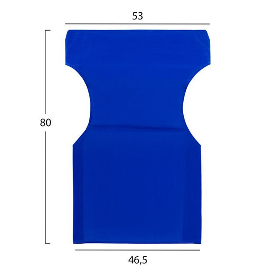 Pillow blue color 2x1 for director's armchair HM5272.01 46.5χ53χ80