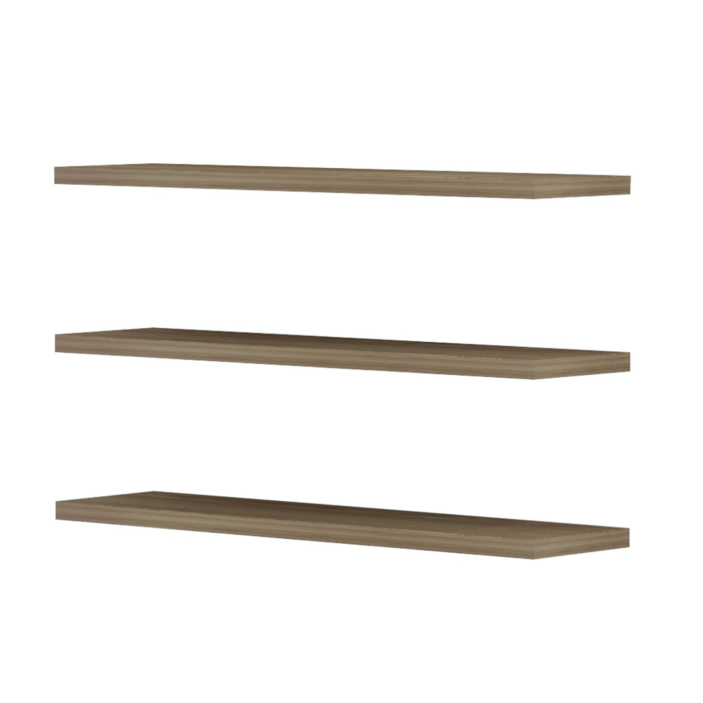 WALL SHELVES CASSIUS HM8966.12 MELAMINE IN NATURAL 60x14,5 cm.