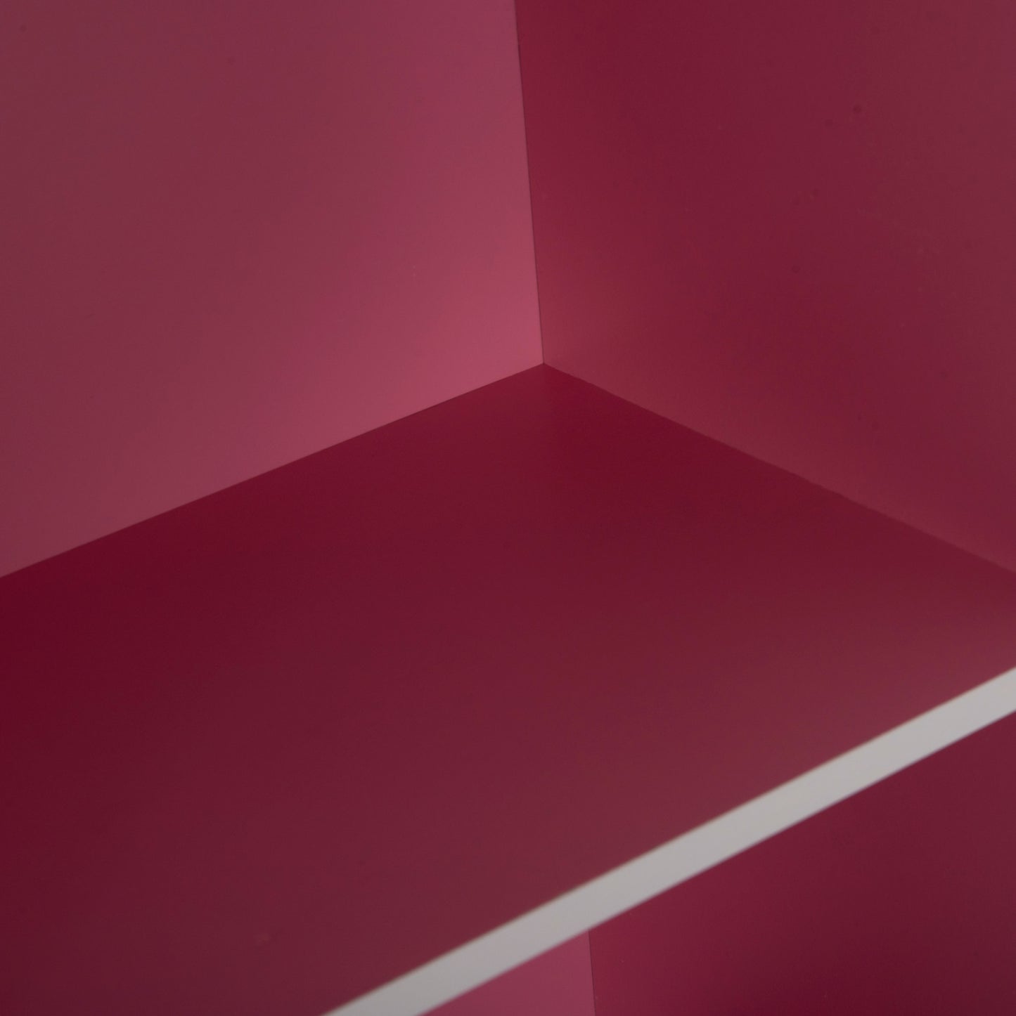 WALL SHELF RACK CUBICON HM9941.06 MELAMINE IN PINK-WHITE 38,5x23,5x80Hcm.