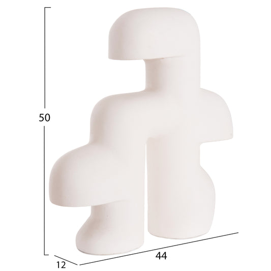 TABLE DECORATIVE LAMP ELBAR HM4698.02 FIBER CEMENT IN WHITE--[E14]--44x12x50Hcm.