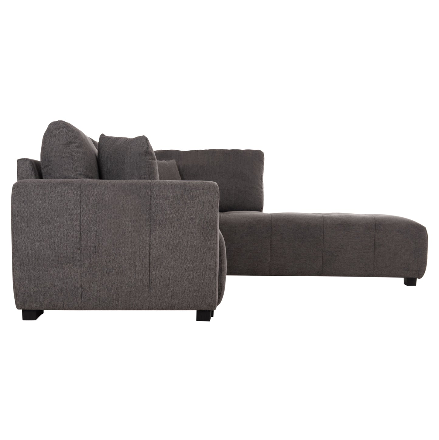 Γωνιακός καναπές ΑΝΑΣΤΡΟΦΟΣ MEDEL HM3288.01 Γκρι ύφασμα PE 290x208x80 εκ.