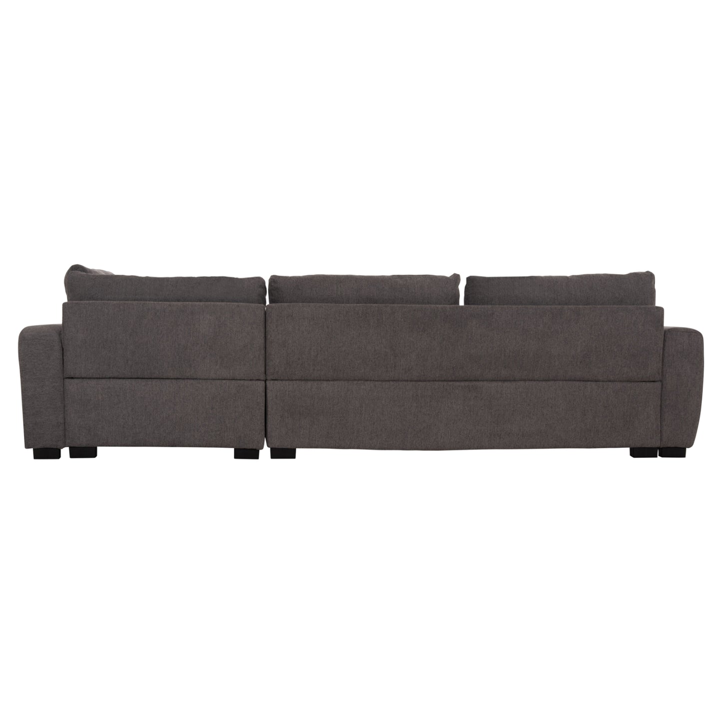 Γωνιακός καναπές ΑΝΑΣΤΡΟΦΟΣ MEDEL HM3288.01 Γκρι ύφασμα PE 290x208x80 εκ.