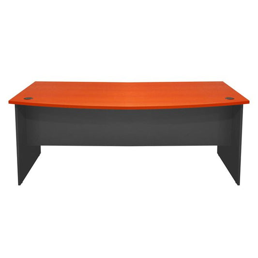 Επαγγελματικό γραφείο 180x93.5x74.6 Executive HM2017.03 Χρώμα γκρι-κεράσι