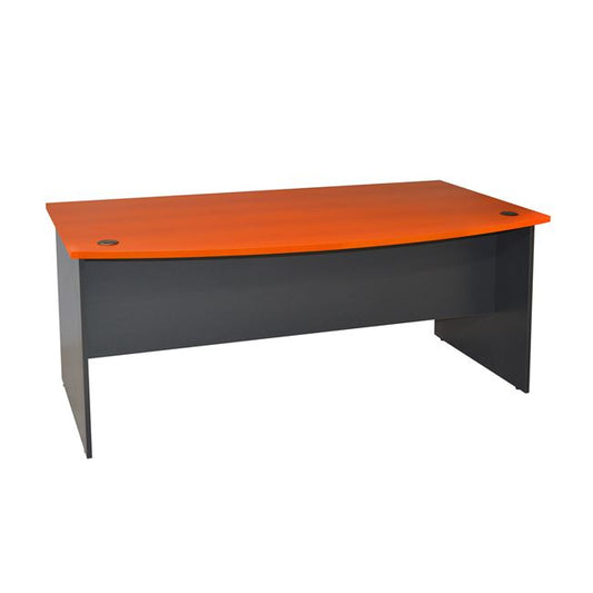 Επαγγελματικό γραφείο 180x93.5x74.6 Executive HM2017.03 Χρώμα γκρι-κεράσι