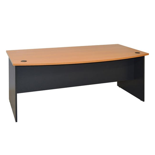 Επαγγελματικό γραφείο 180x93.5x74.6 Executive HM2017.01 Χρώμα γκρι-δρυς