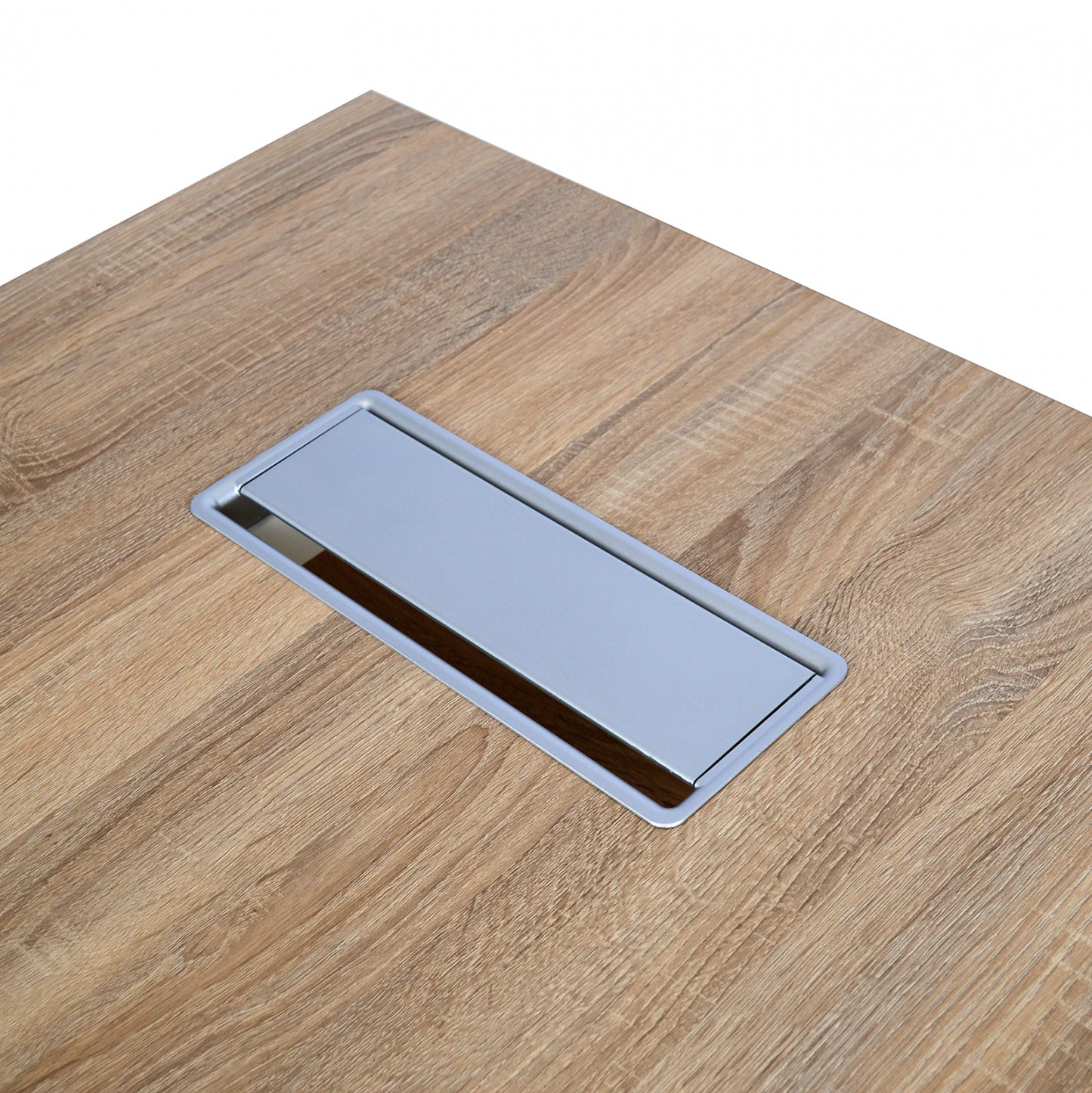 Επαγγελματικό γραφείο γωνίας Status HM2033.02 Sonama-Λευκό 176x162