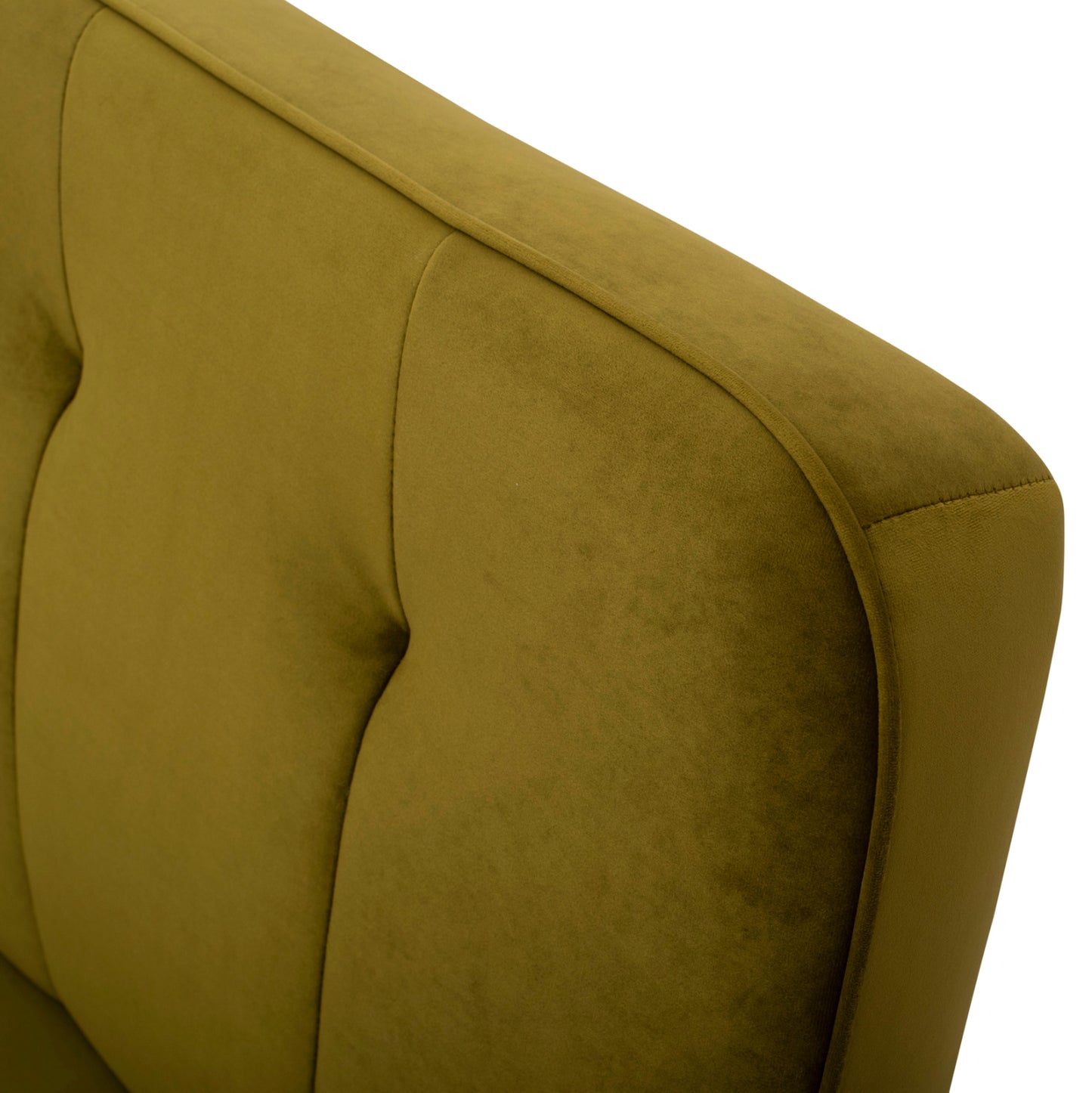 Καναπές-κρεβάτι 3θέσιος από βελούδο σε χρώμα ελιάς HM3168.13 193x85x88cm