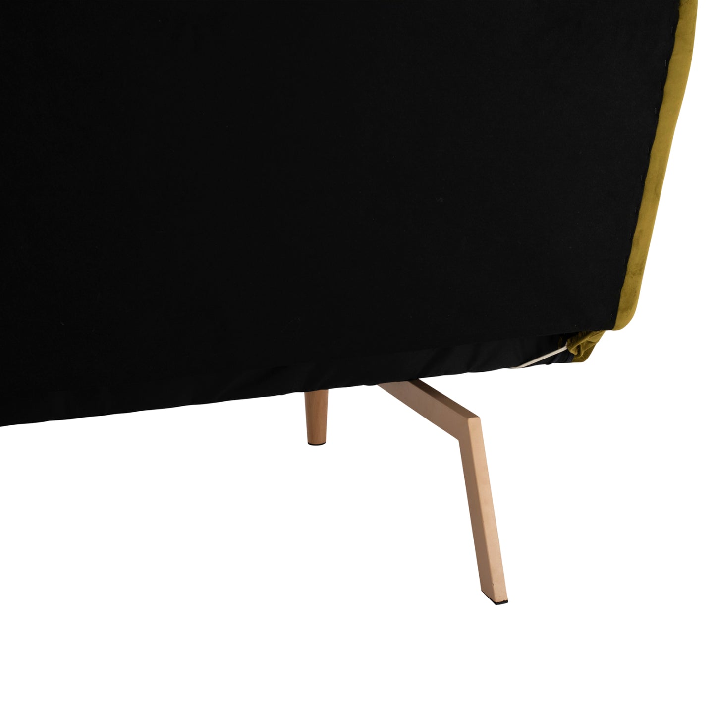 Καναπές-κρεβάτι 3θέσιος από βελούδο σε χρώμα ελιάς HM3168.13 193x85x88cm