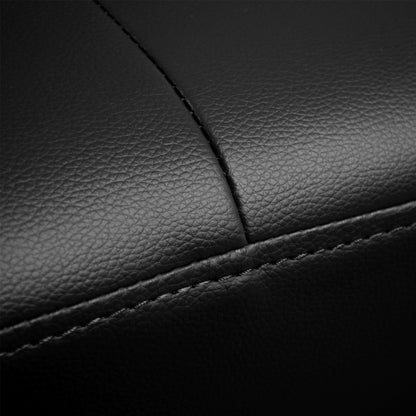 Καναπές/Κρεβάτι HM3001.02 Thom με πτυσσόμενα μπράτσα Μαύρο PU 189x93x82 εκ.