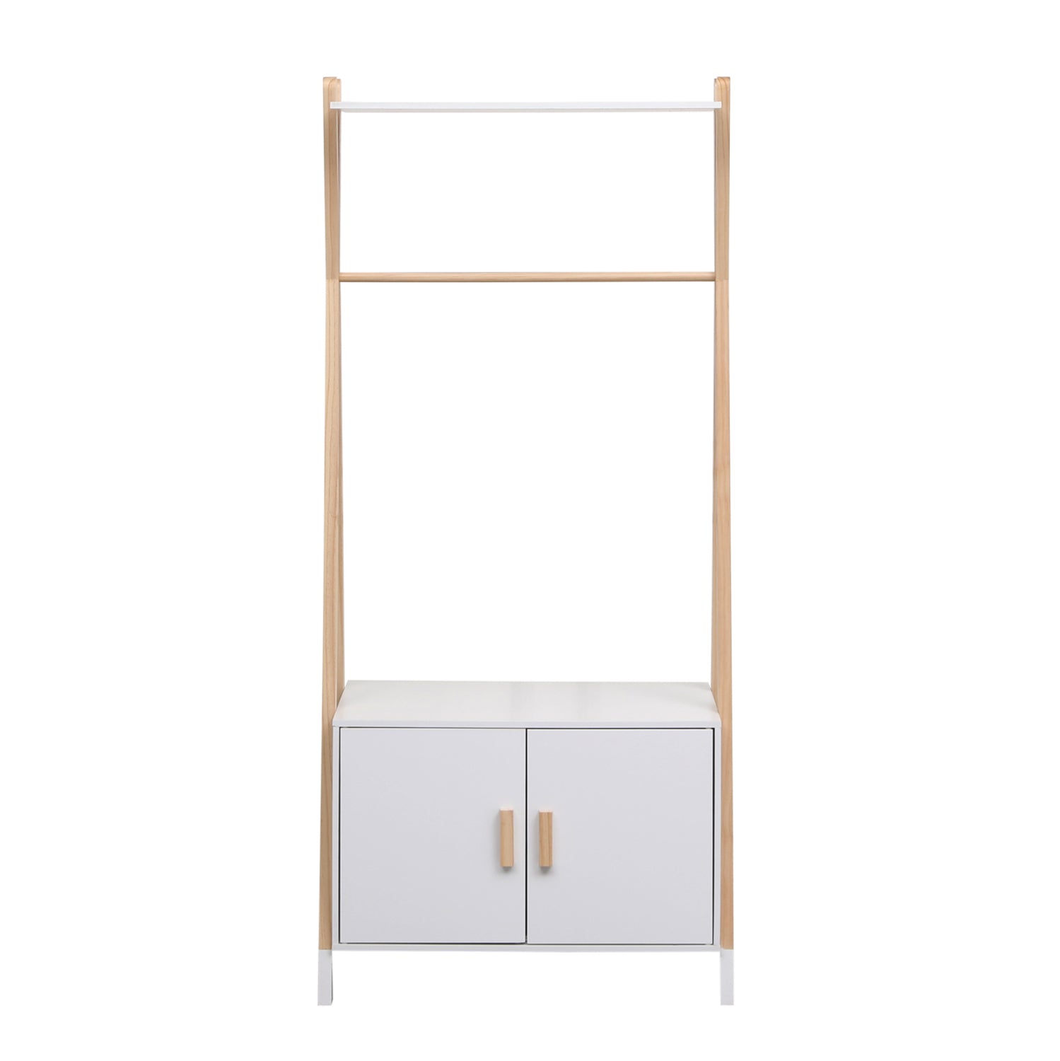 KIDS' HANGER WITH CABINET PASCHAL HM2495.03 MELAMINE-PINE WOOD 76x44x170Hcm.