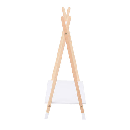 KIDS' CLOTHES HANGER WITH SHELF PASCHAL HM2490.03 MELAMINE-PINE WOOD 100x40x100Hcm.