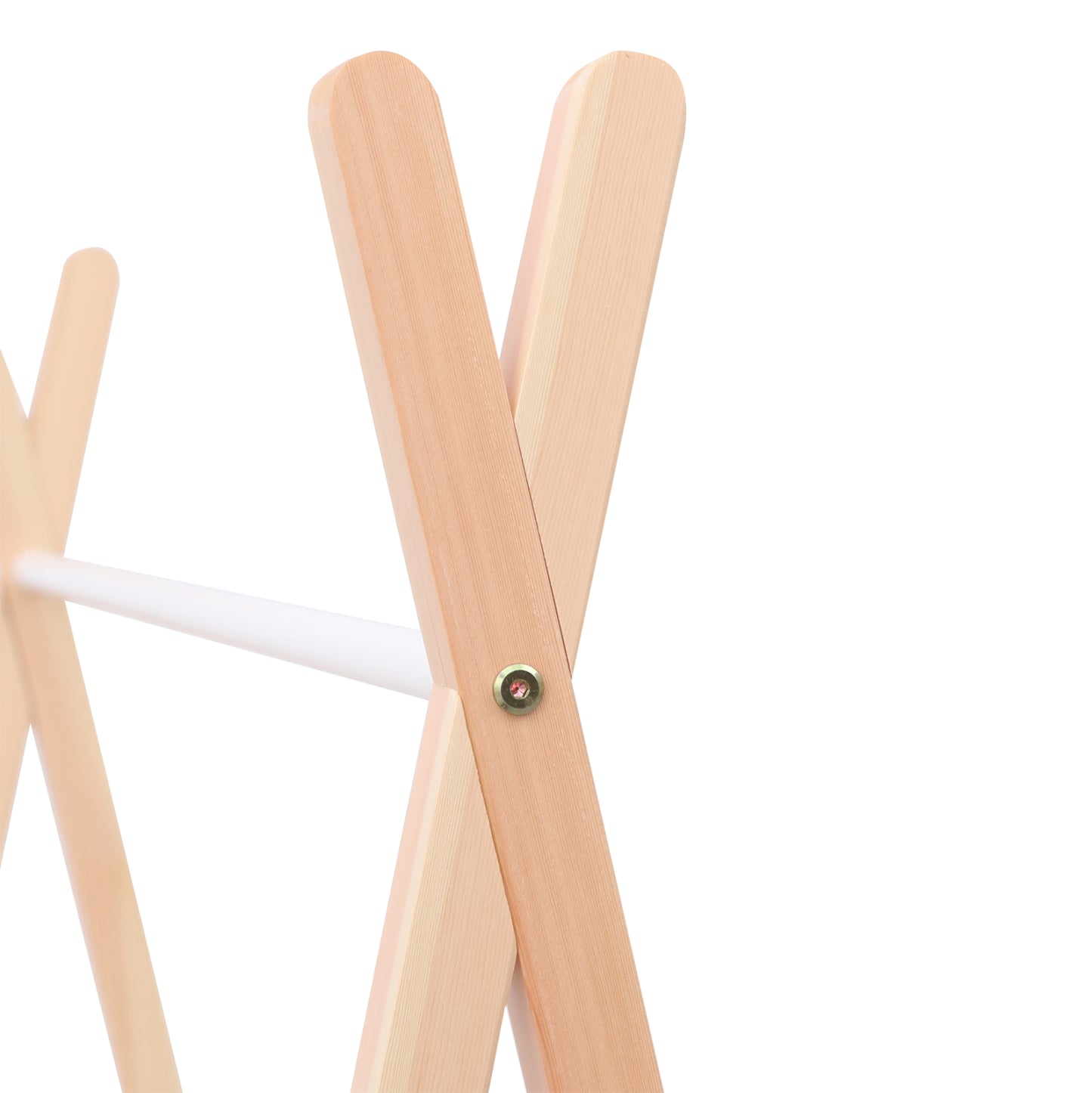 KIDS' CLOTHES HANGER WITH SHELF PASCHAL HM2490.03 MELAMINE-PINE WOOD 100x40x100Hcm.