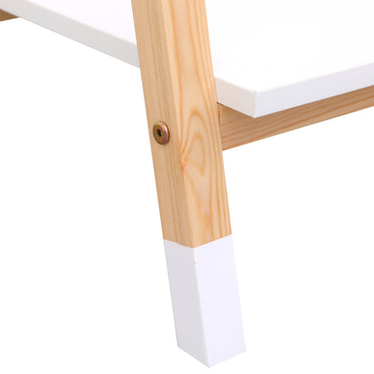 KIDS' CLOTHES HANGER WITH SHELF PASCHAL HM2490.03 MELAMINE-PINE WOOD 100x40x100Hcm.