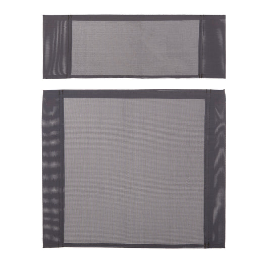 FABRIC CUSHION SET HM11252.80 FOR NAXOS DIRECTOR'S CHAIR IN GREY COLOR