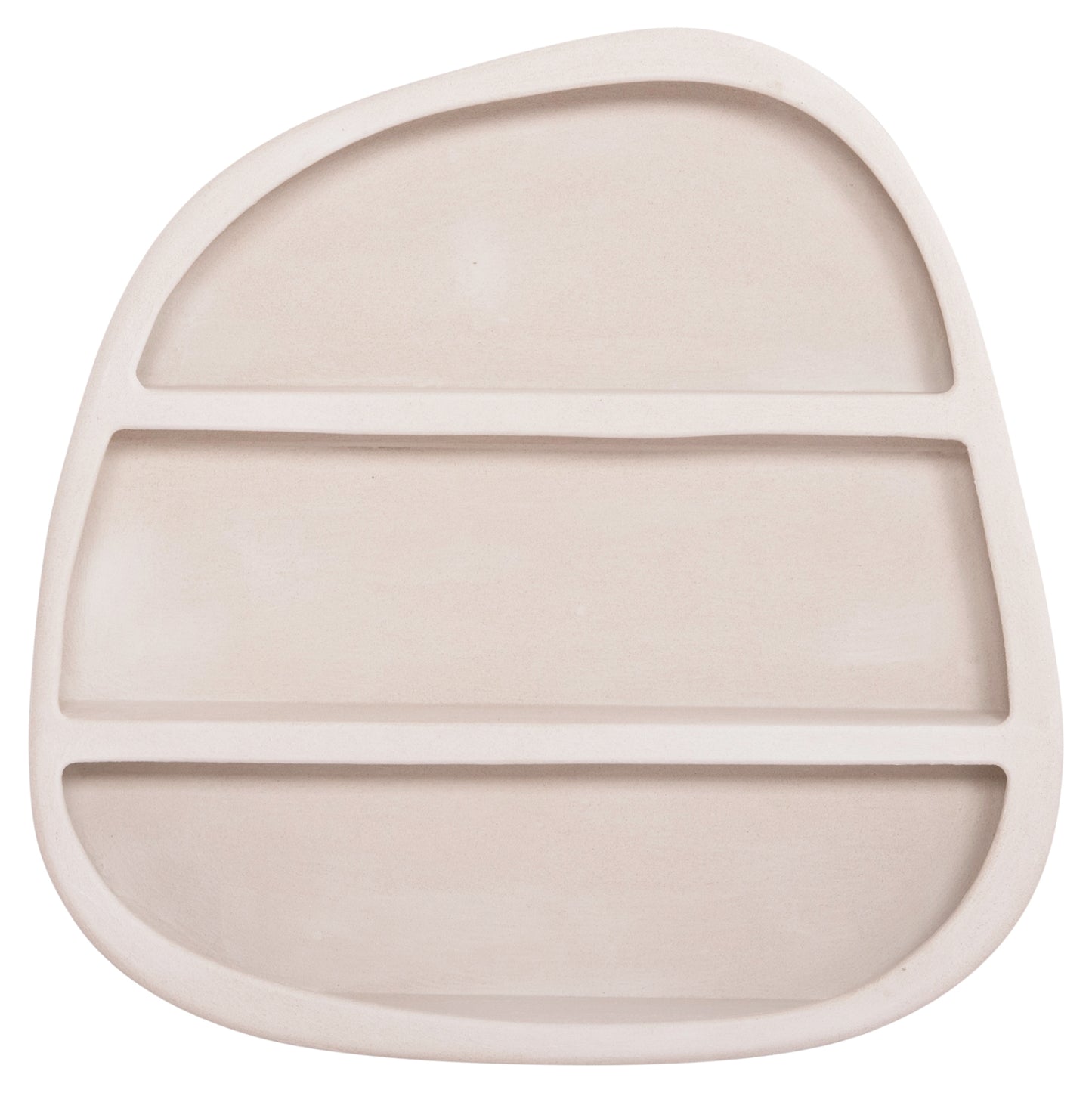 WALL SHELF SERIES SANTORINI HM18058 MDF IN OFF-WHITE COLOR 95x18x100Hcm.