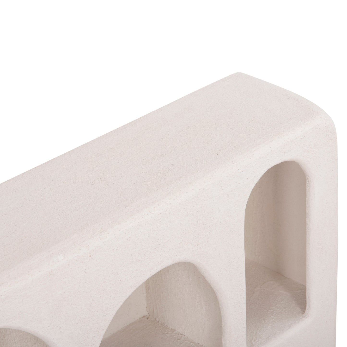 WALL SHELF SERIES SANTORINI HM18063.01 MDF IN OFF-WHITE 120x18x60Hcm.