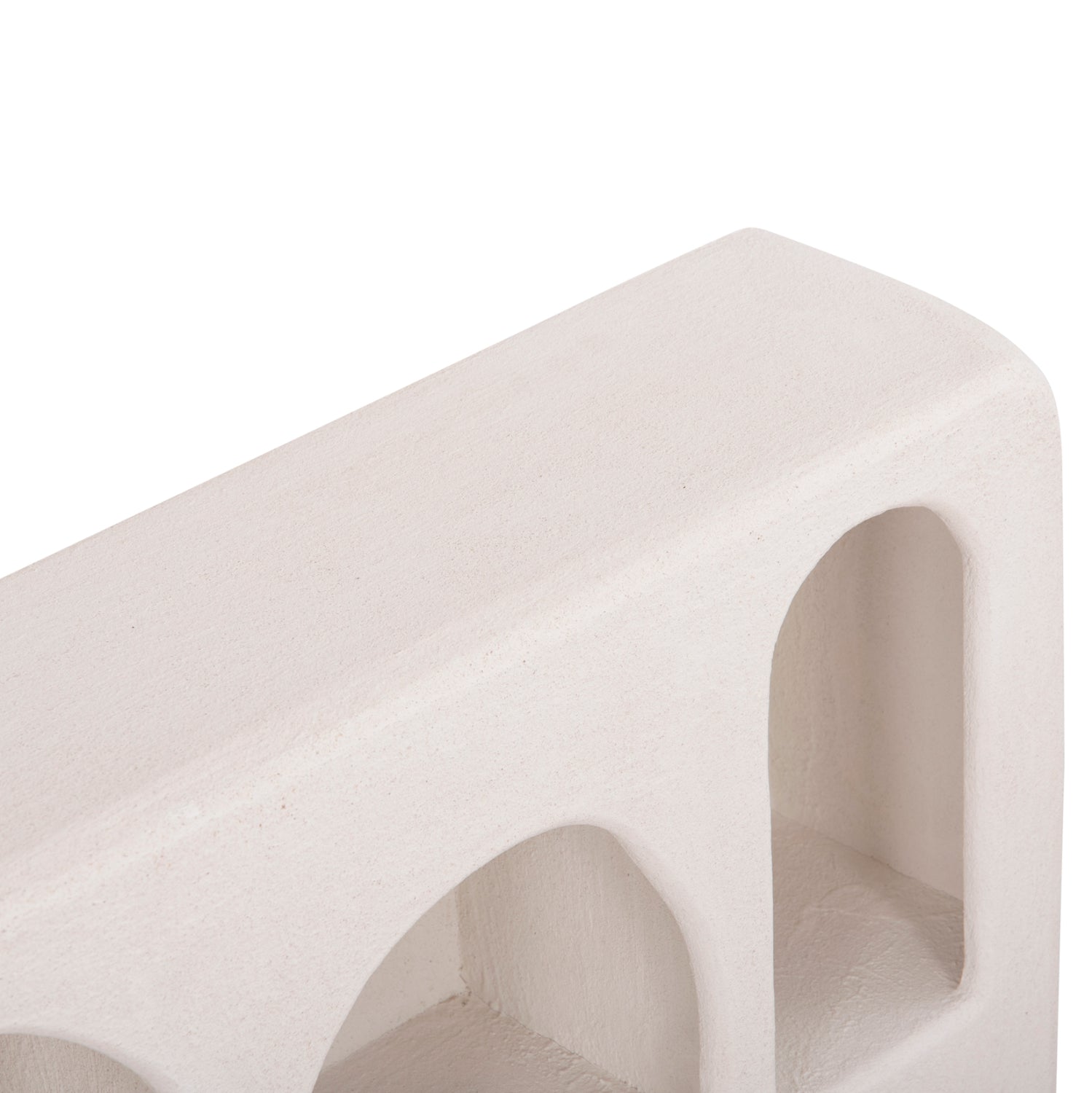 WALL SHELF SERIES SANTORINI HM18063.01 MDF IN OFF-WHITE 120x18x60Hcm.