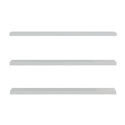 WALL SHELVES CASSIUS HM8966.11 MELAMINE IN WHITE 60x14,5 cm.