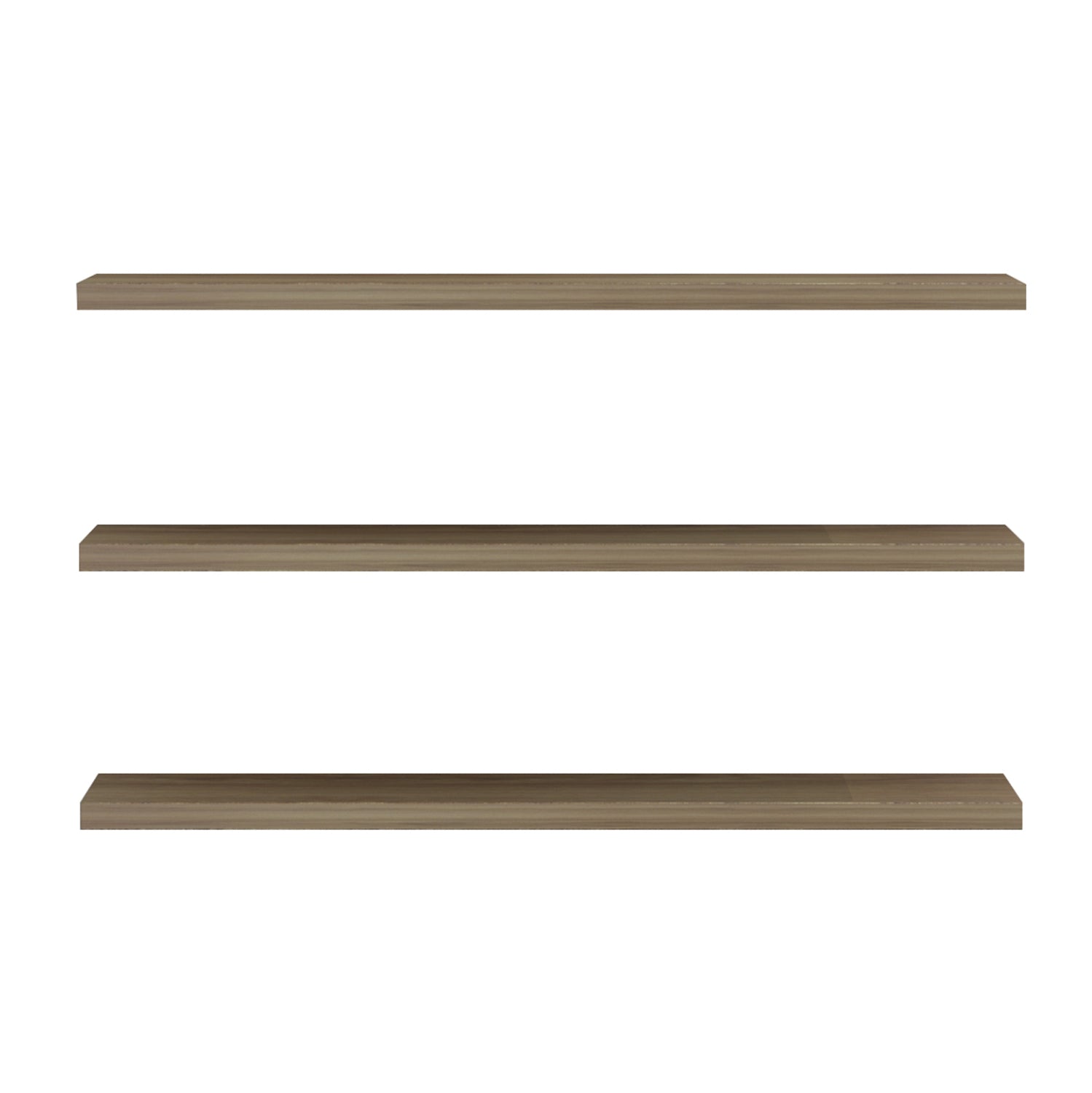 WALL SHELVES CASSIUS HM8966.12 MELAMINE IN NATURAL 60x14,5 cm.