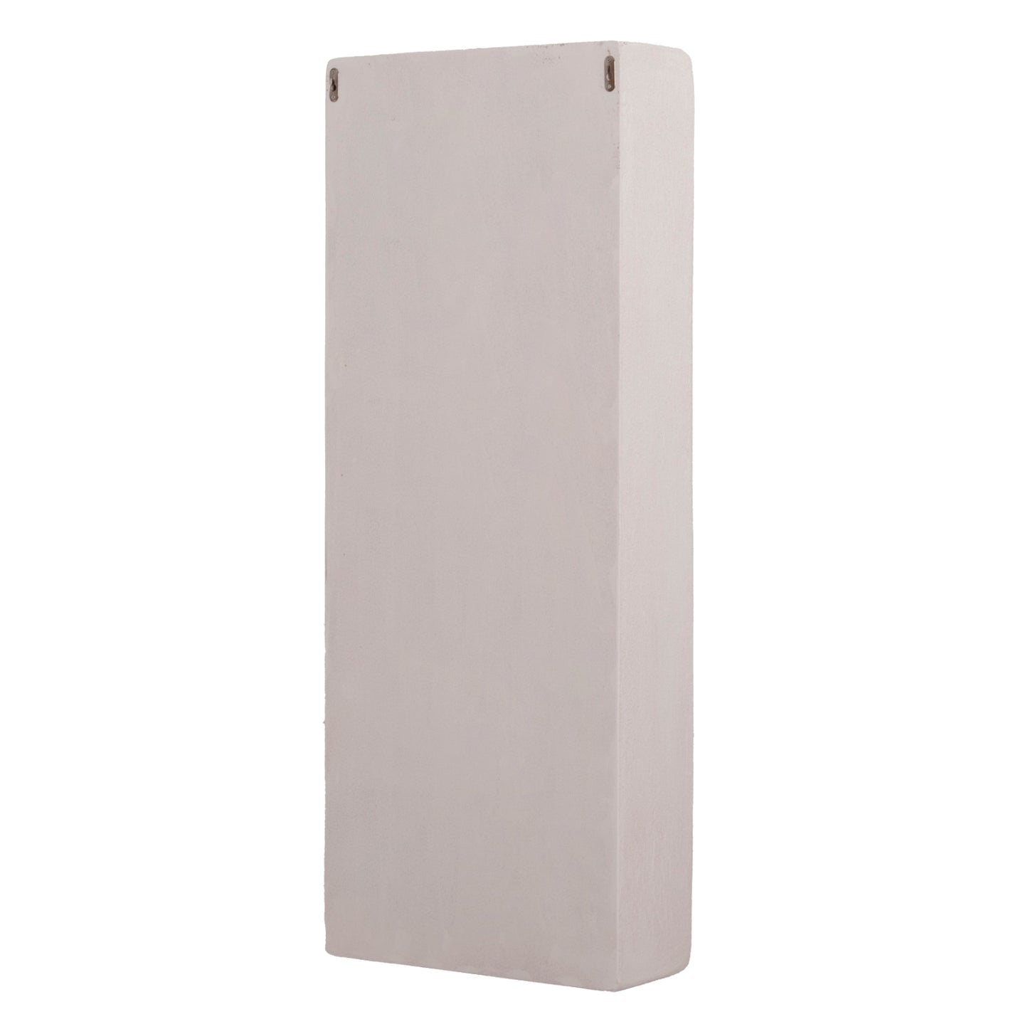 WALL RACK SERIES SANTORINI HM18069 MDF IN OFF-WHITE COLOR 47,5x18x120Hcm.