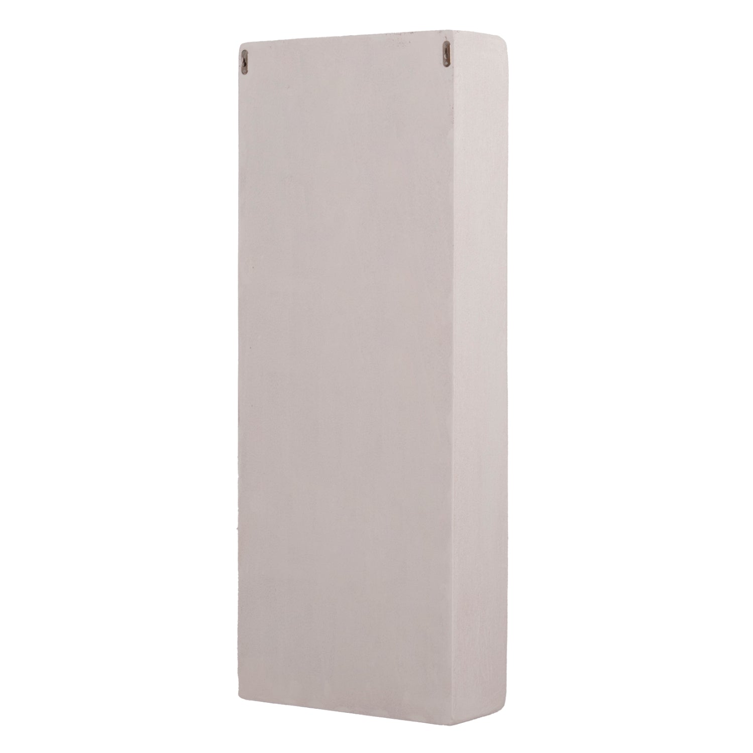 WALL RACK SERIES SANTORINI HM18069 MDF IN OFF-WHITE COLOR 47,5x18x120Hcm.