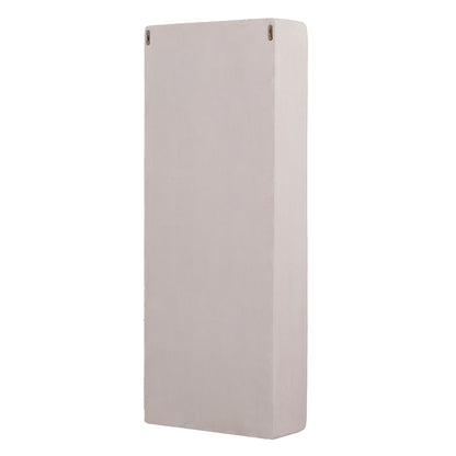 WALL RACK SERIES SANTORINI HM18069 MDF IN OFF-WHITE COLOR 47,5x18x120Hcm.