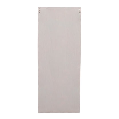 WALL RACK SERIES SANTORINI HM18069 MDF IN OFF-WHITE COLOR 47,5x18x120Hcm.