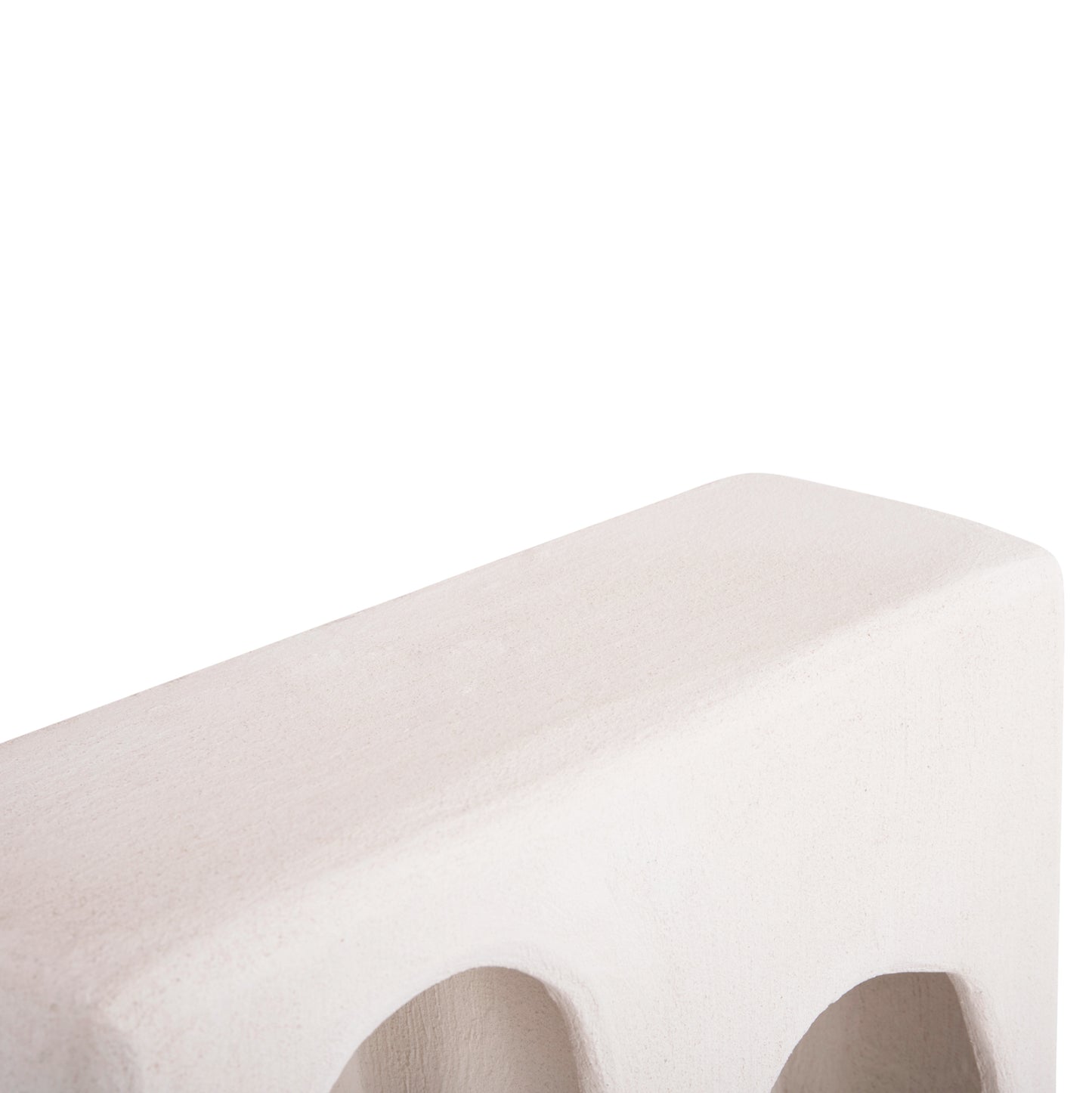 WALL RACK SERIES SANTORINI HM18069 MDF IN OFF-WHITE COLOR 47,5x18x120Hcm.