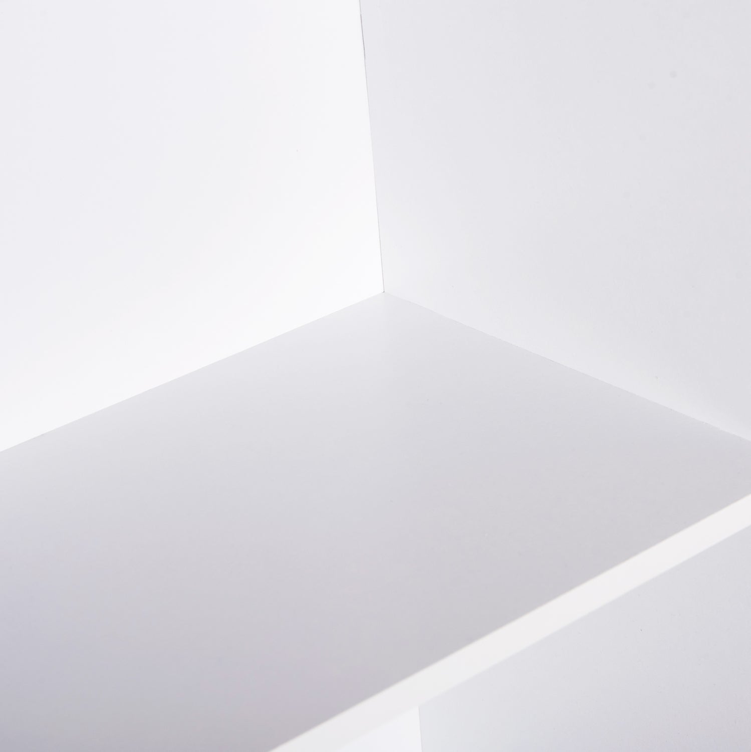 WALL SHELF RACK CUBICON HM9941.01 MELAMINE IN WHITE 38,5x23,5x80Hcm.