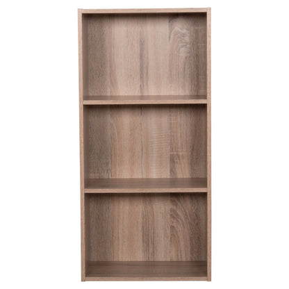 WALL SHELF RACK CUBICON HM9941.02 MELAMINE IN SONAMA OAK 38,5x23,5x80Hcm.