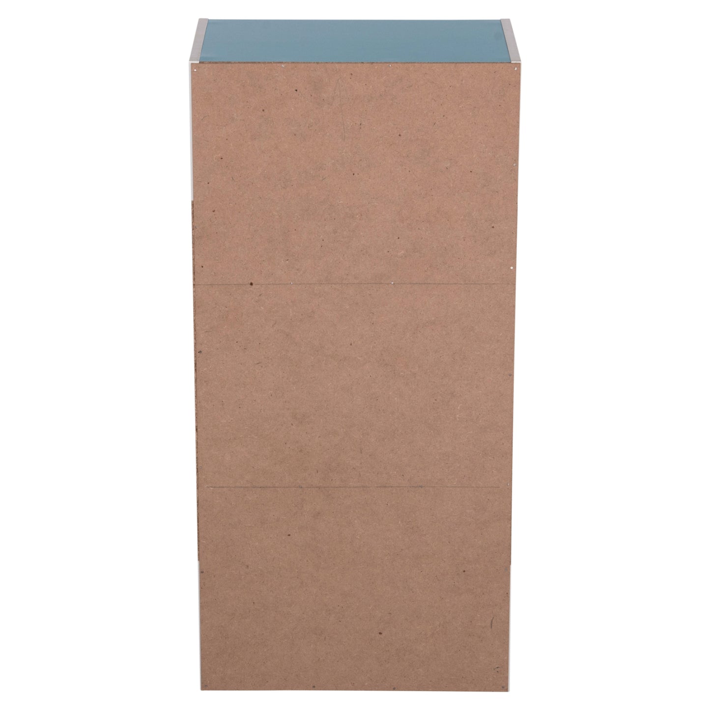 WALL SHELF RACK CUBICON HM9941.05 MELAMINE IN BLUE-WHITE 38,5x23,5x80Hcm.