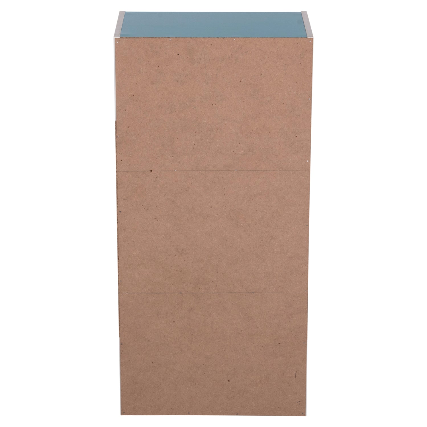 WALL SHELF RACK CUBICON HM9941.05 MELAMINE IN BLUE-WHITE 38,5x23,5x80Hcm.