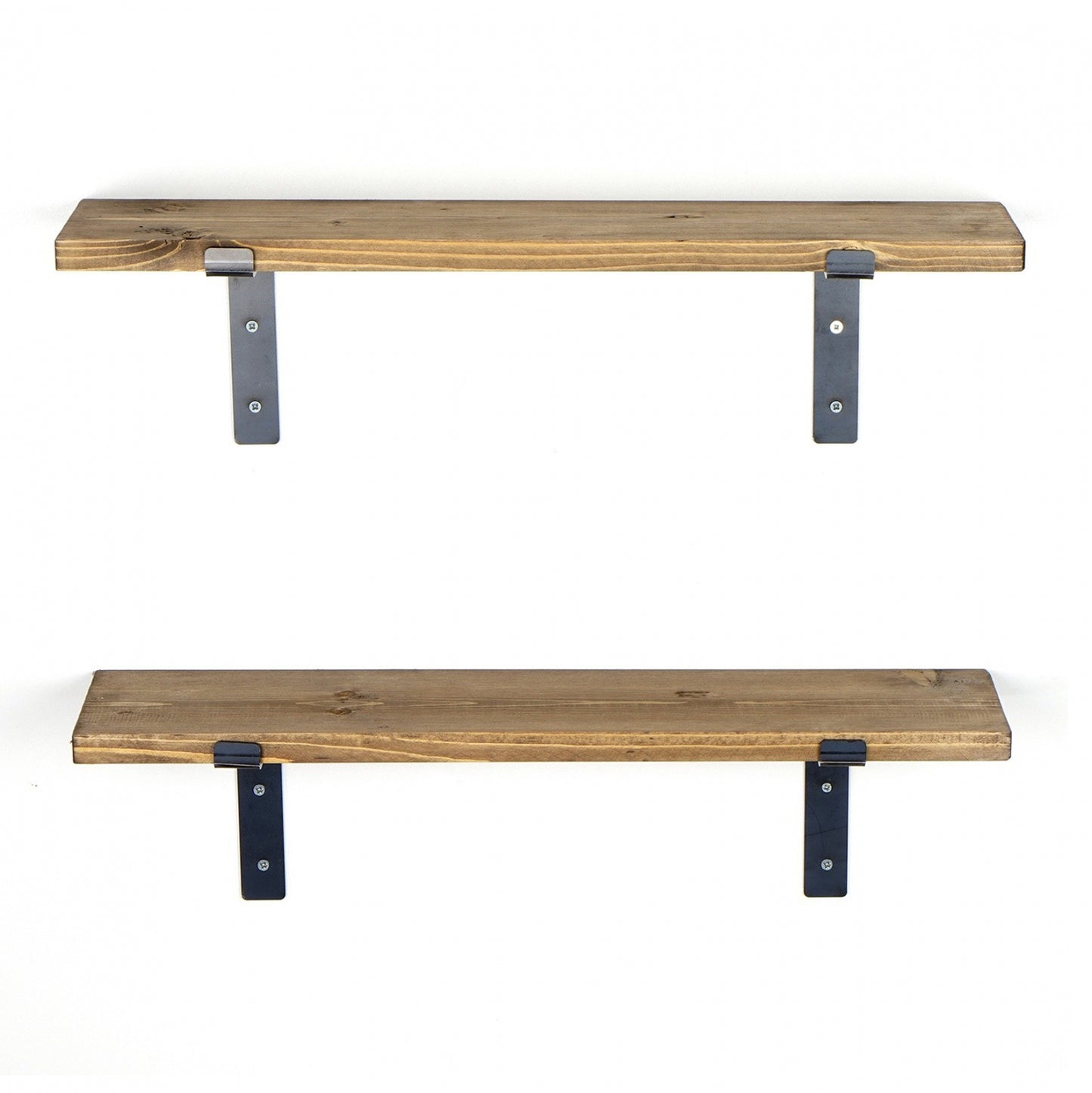 WALL SHELF IN WALNUT COLOR HM8997.01 60x14x16 cm.