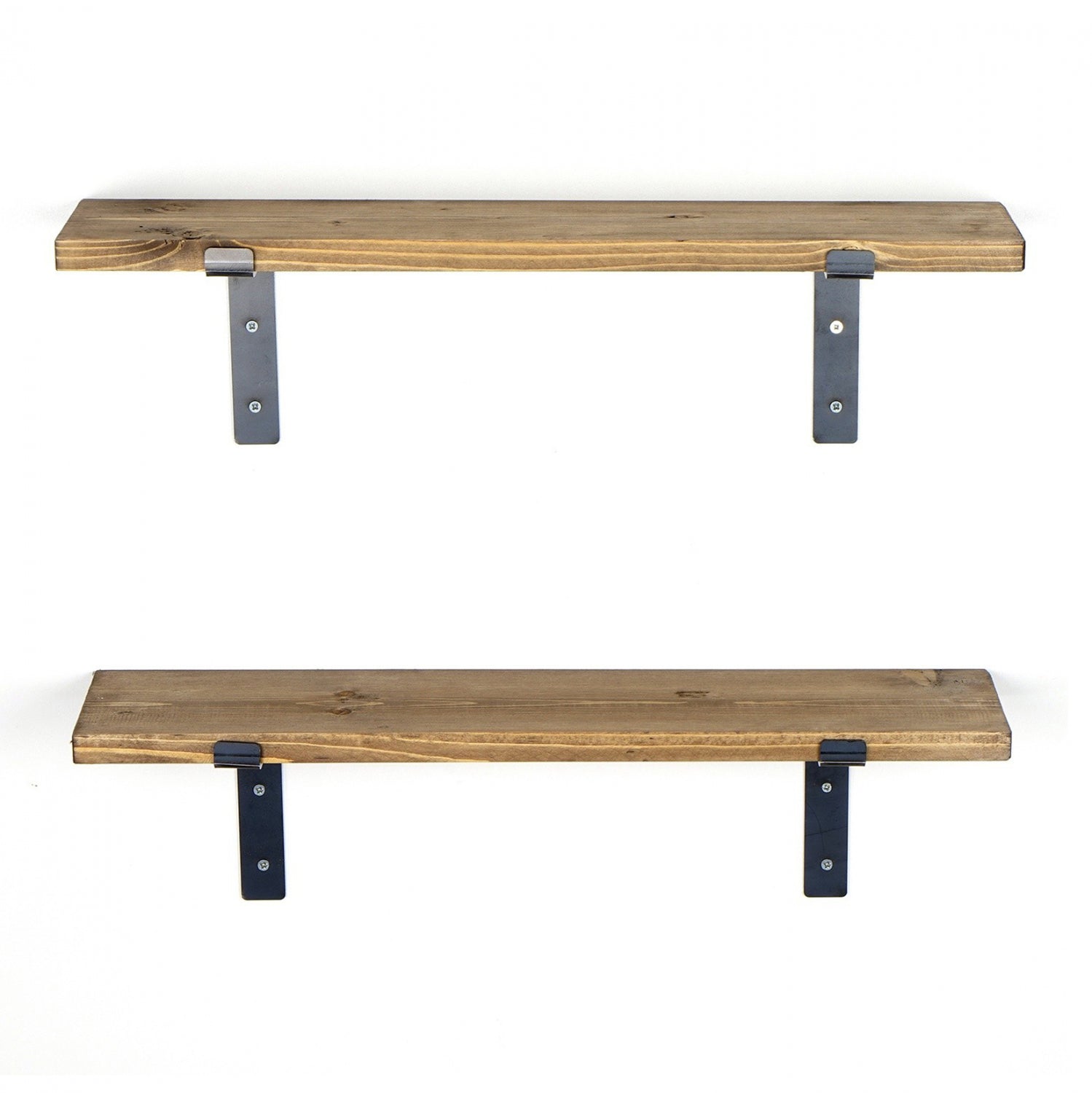 WALL SHELF IN WALNUT COLOR HM8997.01 60x14x16 cm.