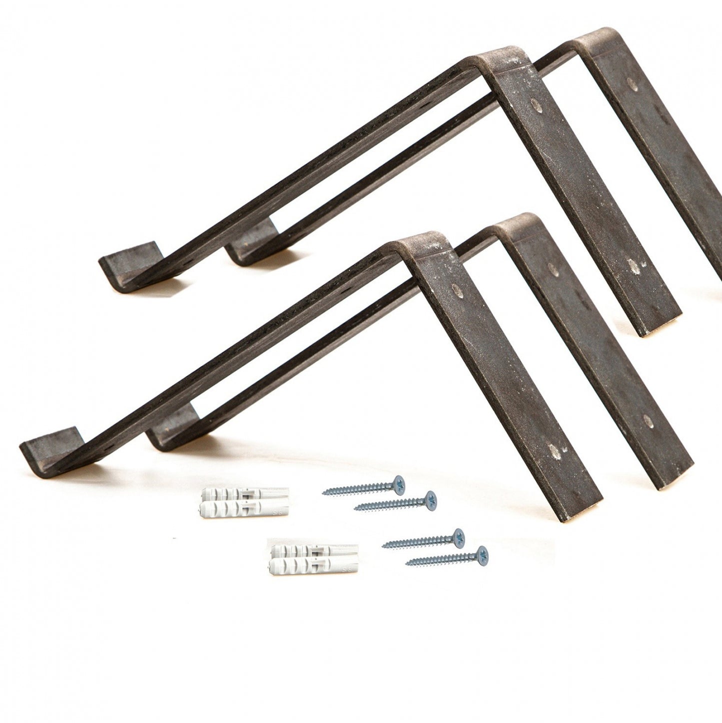 WALL SHELF IN WALNUT COLOR HM8997.01 60x14x16 cm.