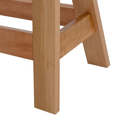 Γραφείο-γραφείο 90x150 φυσικό με ξύλινα πόδια HM2060.02